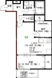 EIJU加島A（北側）の間取り画像