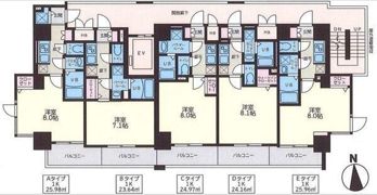 S-RESIDENCE西長堀の間取り画像