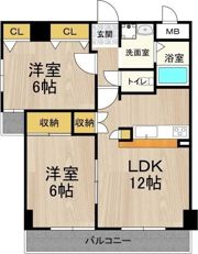 GATHERIA PACEの間取り画像