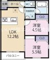 Grace下六万寺町（グレースシモロクマンジチョウ）の間取り画像