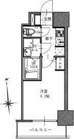 S-RESIDENCE南堀江の間取り画像