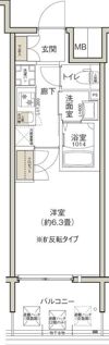 クレストコート靱公園の間取り画像
