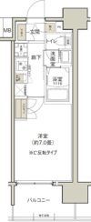 クレストコート靱公園の間取り画像