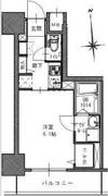 S-RESIDENCE南堀江の間取り画像