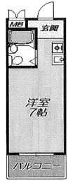 北堀江レジデンスの間取り画像