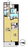 ブランズ北堀江プレイスの間取り画像
