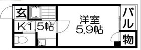 サウスゲート北堀江の間取り画像