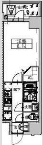 ミラージュパレス大阪ドームProsperの間取り画像
