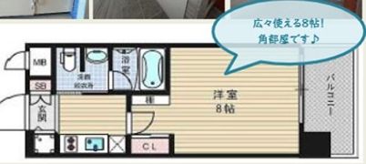 エスライズ北堀江スワンの間取り画像