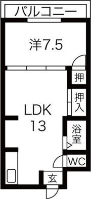 メゾン大和枚岡の間取り画像
