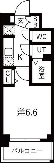 プレサンスOSAKADOMECITYスクエアの間取り画像