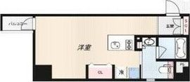 RIDGE北堀江の間取り画像