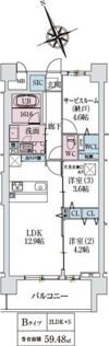 スプランディッド大阪NAMBA LINE（旧スプランディッドの間取り画像