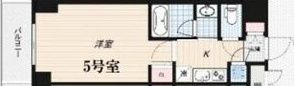 QCフラット北堀江の間取り画像
