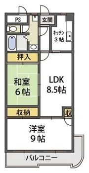 グランドファミリア高井田の間取り画像