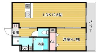 プロスパーグランデの間取り画像