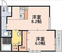 Glicina南巽vientの間取り画像