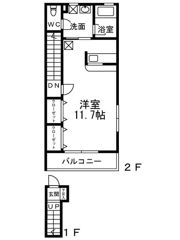 フジパレス フォンターナI番館の間取り画像