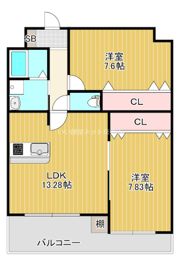 クレール新森の間取り画像