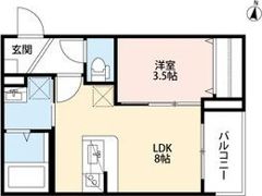 CRASTINE岩田町5丁目（クラスティーネイの間取り画像
