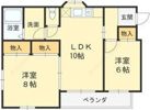 ハピネス2001の間取り画像