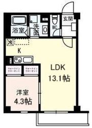SOLASIA residence 九条の間取り画像