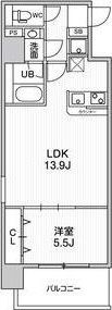 LaDouceur九条の間取り画像