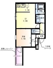 フジパレス城東諏訪サウスII番館の間取り画像