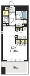 ガリレオ新町の間取り画像