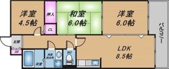 ドーム1番館の間取り画像