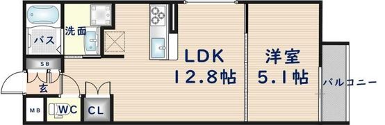 セイム岩田町 withAMILIEの間取り画像