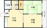 コスモシティ坂口の間取り画像