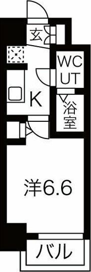 ワールドアイ阿波座WESTの間取り画像