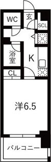 アスヴェル阿波座 BLUE EARTHの間取り画像