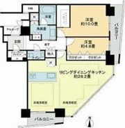 大阪ひびきの街 ザ・サンクタスタワーの間取り画像