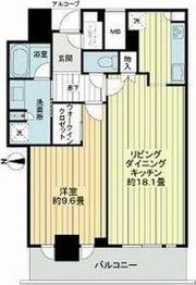 大阪ひびきの街 ザ・サンクタスタワーの間取り画像