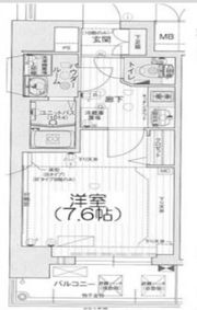 ララプレイス四天王寺前夕陽ヶ丘の間取り画像
