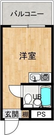 瓜破シャルマンの間取り画像