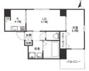 サラベルナール夕陽丘の間取り画像
