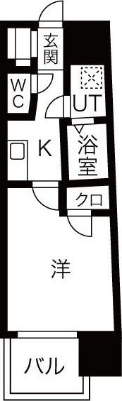 JPレジデンス大阪上町台の間取り画像