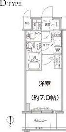 エスリード大阪上本町グリーズの間取り画像