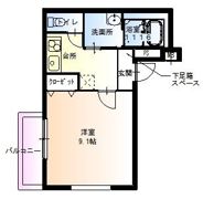 フジパレス平野南III番館の間取り画像