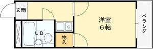 タチバナコーポの間取り画像