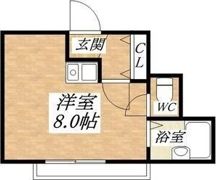グローリ林寺の間取り画像