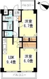 ウィステリア古箕輪の間取り画像