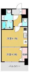 メイクス天王寺南の間取り画像