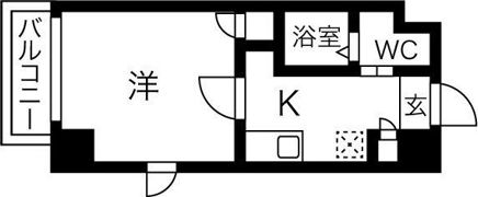 U-ro勝山の間取り画像