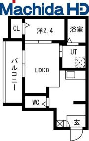 ジーイーディスの間取り画像