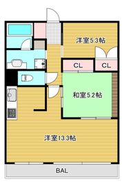 ヴィストゥール大阪城北の間取り画像