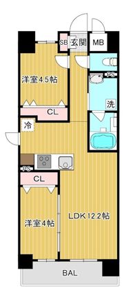 パトリス城東中央の間取り画像